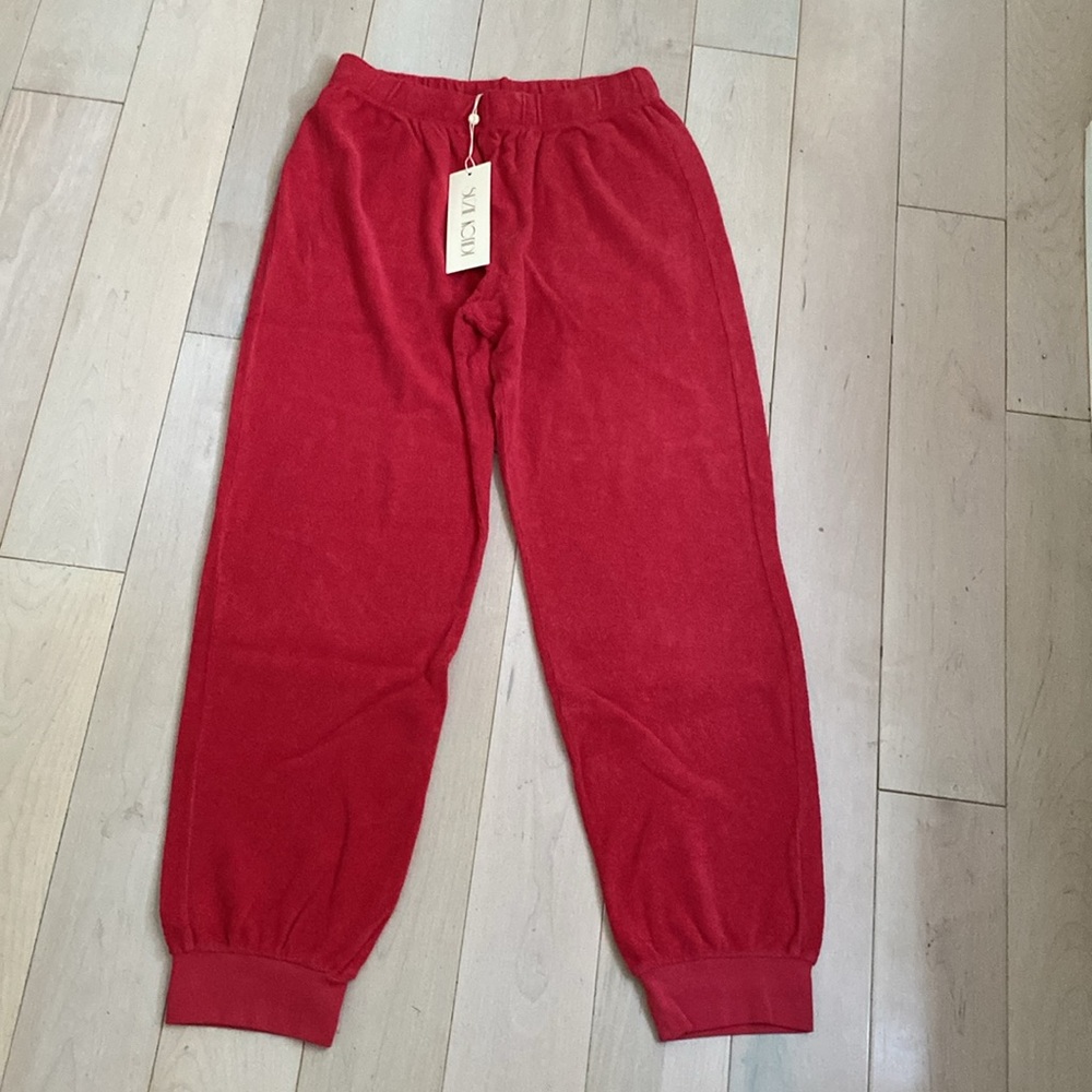 Suzi Kondi Red Track Pants Joggers